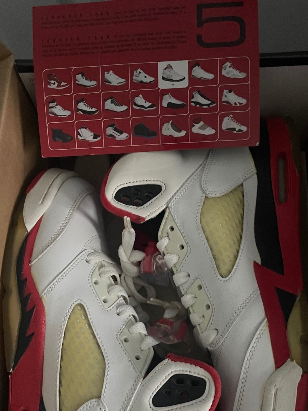 Air Jordan Retro 5 (Fire Red)